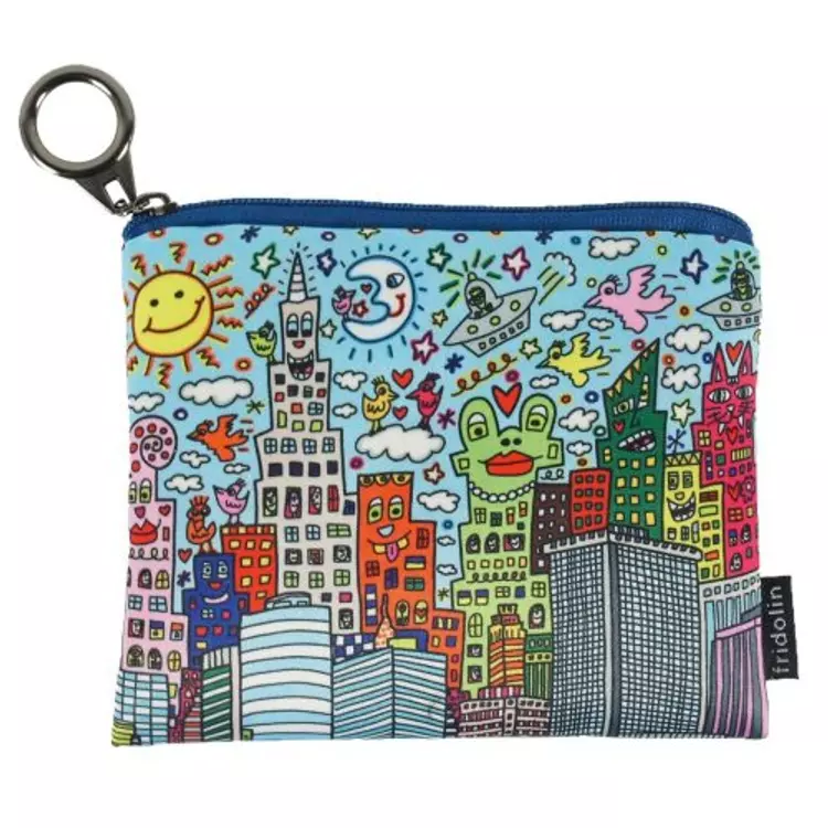 Mini pénztárca 12x1,5x10cm, James Rizzi: My New York City