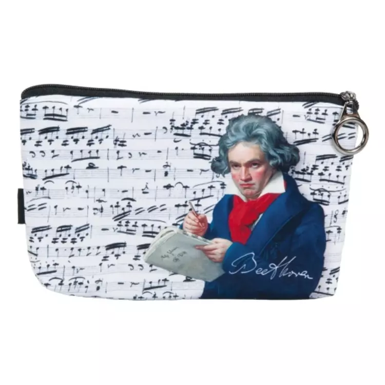 Kozmetikai táska 19x2,5x13 cm, Beethoven