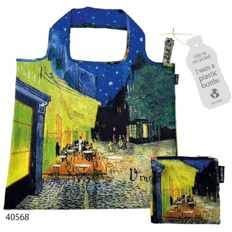 ECO bevásárló táska - Van Gogh: Kávéház éjjel