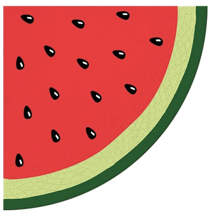Just Watermelon kör papírszalvéta 32 cm, 12db-os
