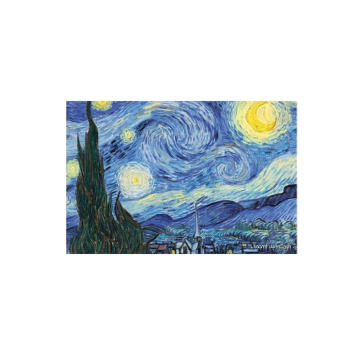 Fakeretes mű vászonkép - Van Gogh: Csillagos éj