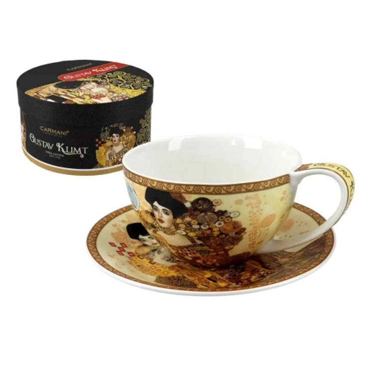 Porcelán csésze - 360ml - Klimt: Adele Bloch