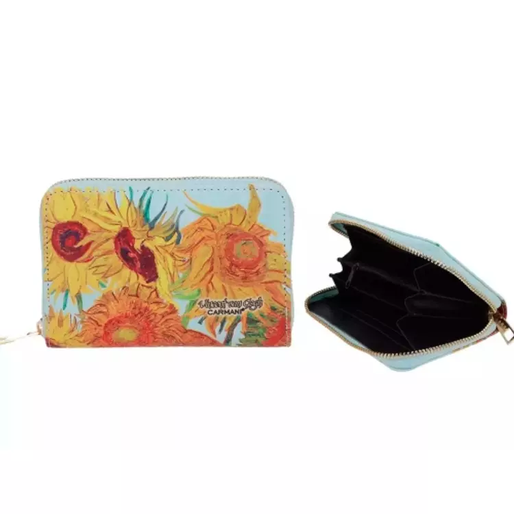 Műbőr pénztárca - Van Gogh: Napraforgók