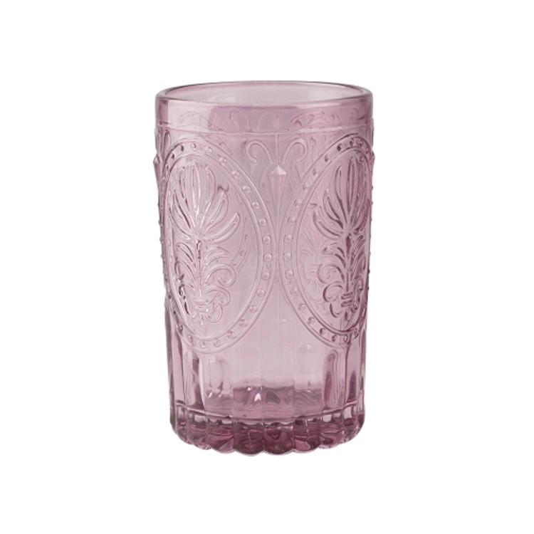 C.T.5201940 Üveg pohár 350ml, pink, Festival Folk