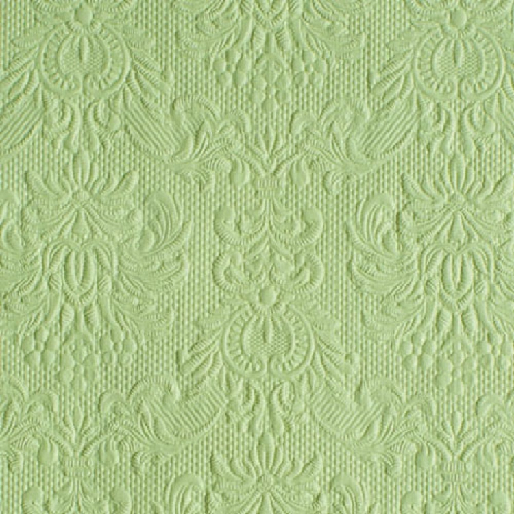 Elegance Pale Green papírszalvéta 33x33cm, 15db-os