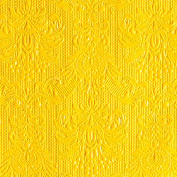 Elegance yellow papírszalvéta 25x25cm, 15db-os