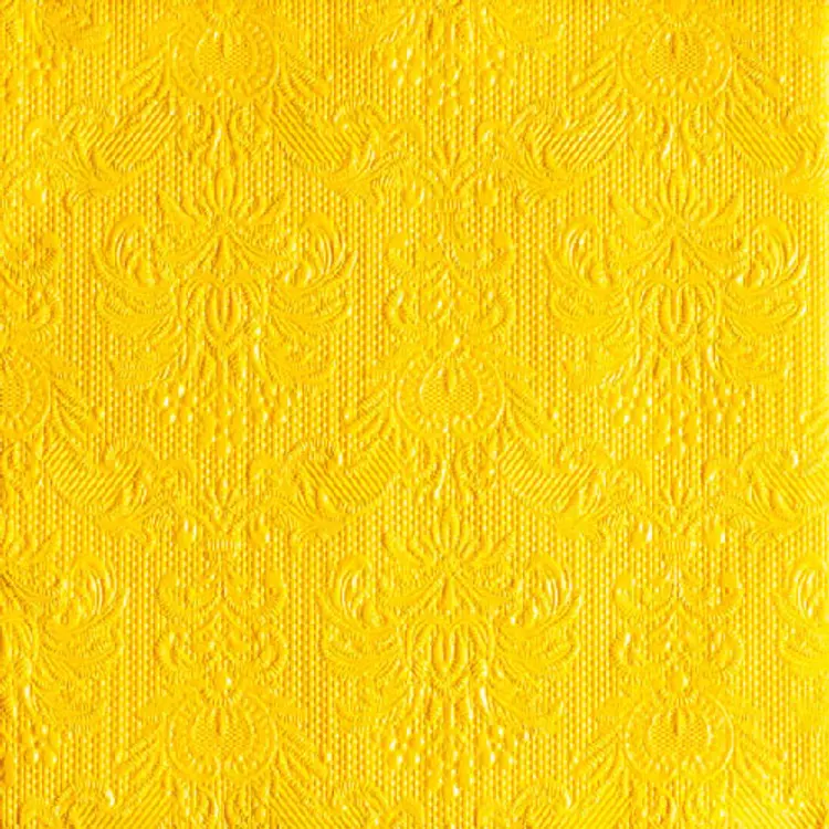Elegance yellow papírszalvéta 33x33cm, 15db-os