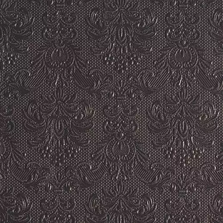 Elegance Dark Grey papírszalvéta 40x40cm, 15db-os