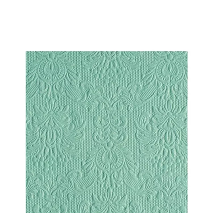 Elegance pale aqua papírszalvéta 25x25cm, 15db-os