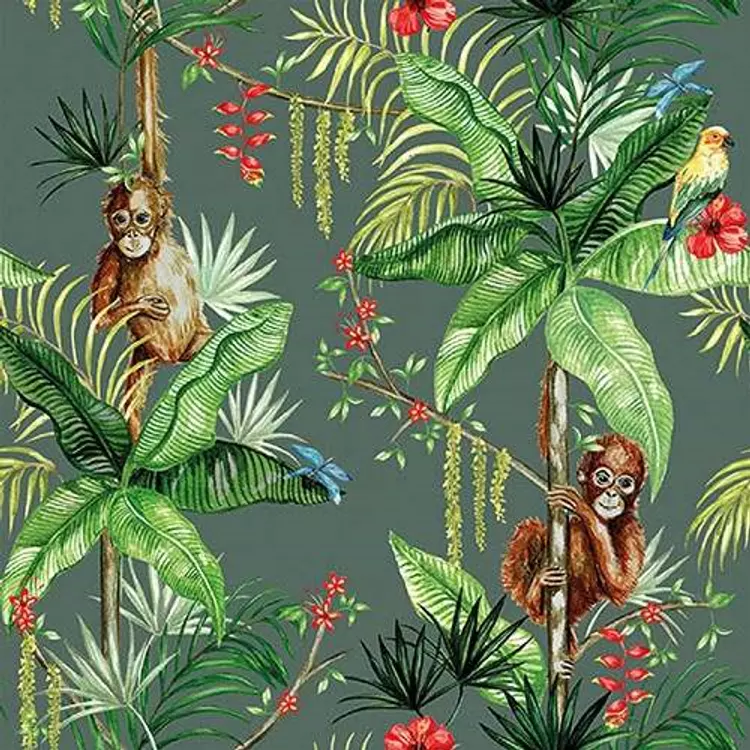 Orangutan Green papírszalvéta 33x33cm, 20db-os