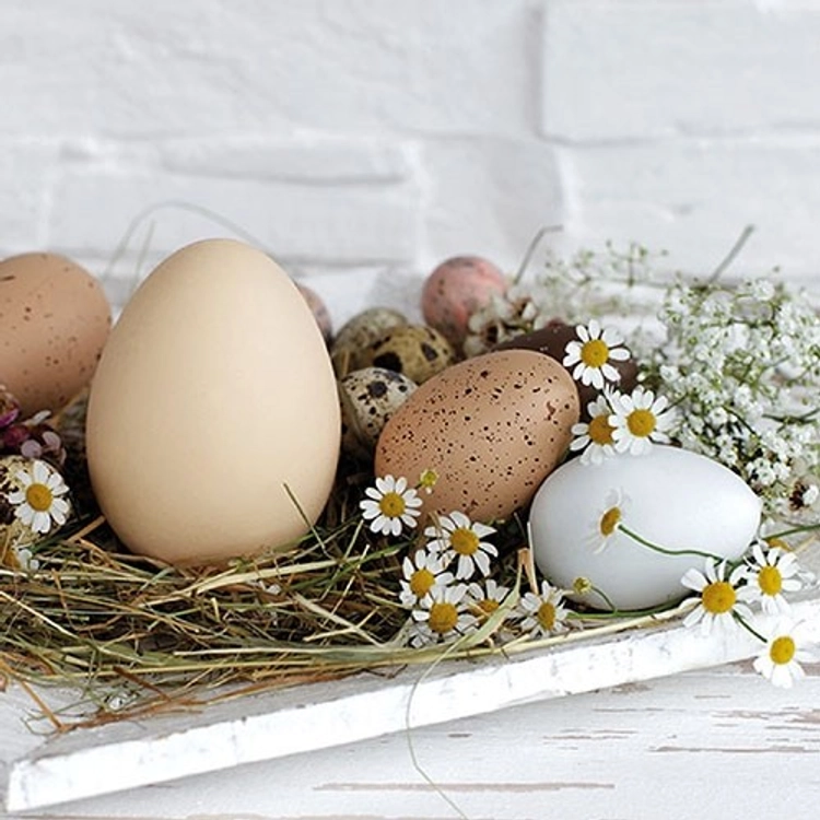 Húsvéti szalvéta 33x33cm, 20db-os - Pastel Eggs