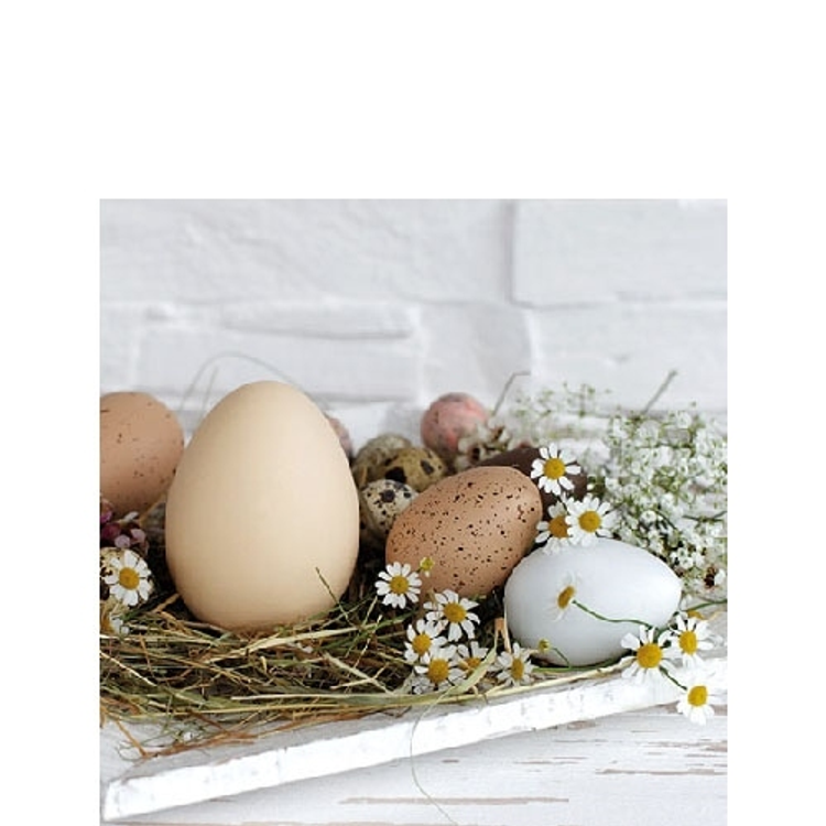 Húsvéti szalvéta 25x25cm, 20db-os -  Pastel Eggs
