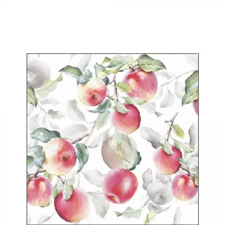 Fresh Apples White papírszalvéta 25x25 cm, 20db-os