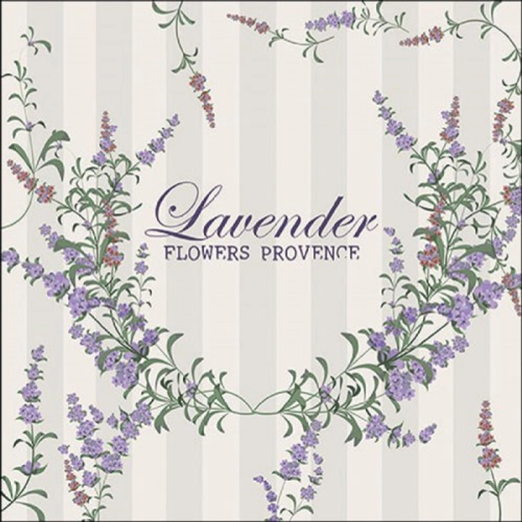 Lavender Flowers papírszalvéta 33x33cm, 20db-os