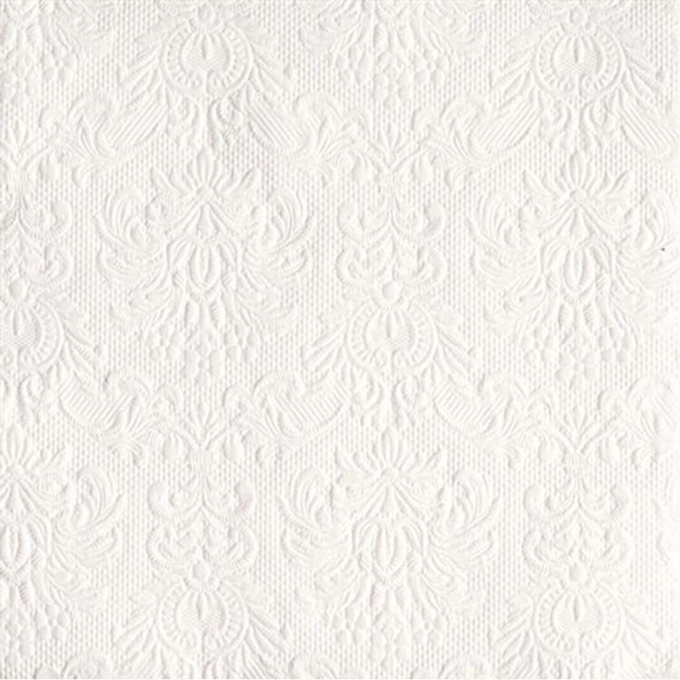 Elegance white papírszalvéta 33x33cm, 15db-os