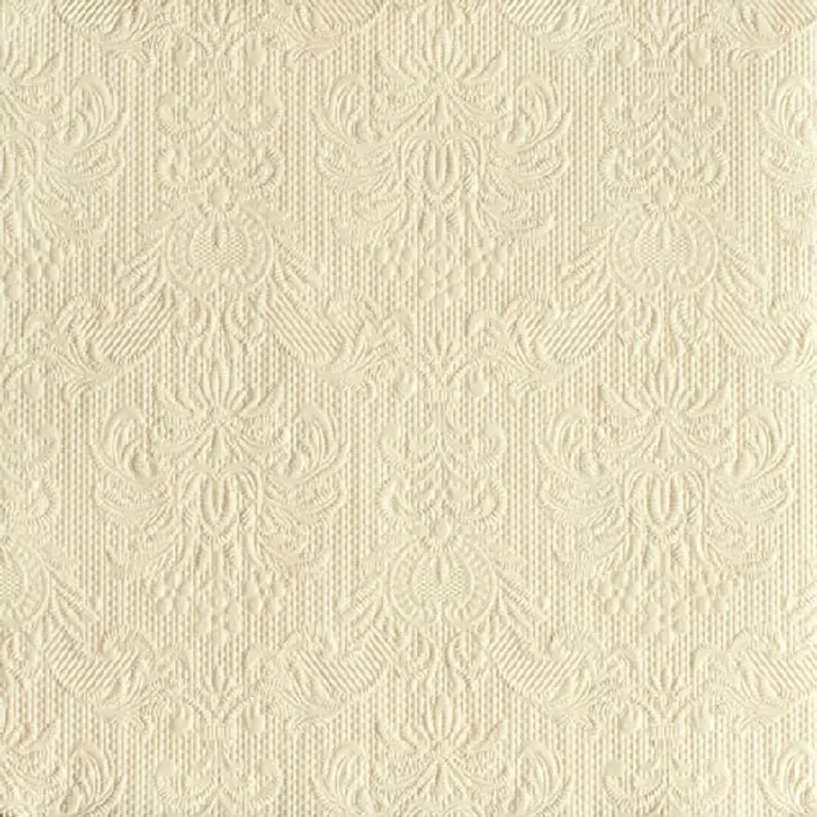 Elegance cream papírszalvéta 33x33cm, 15db-os