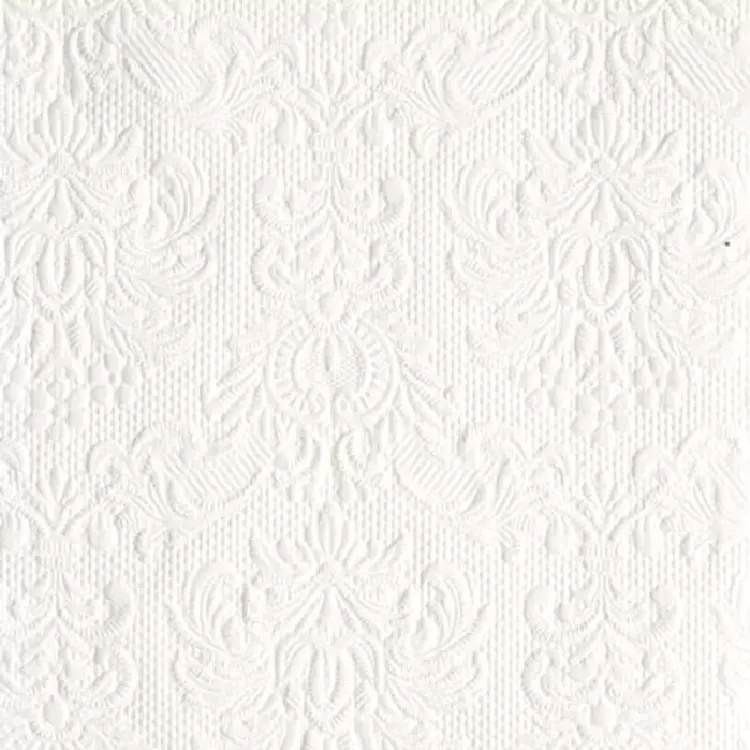 Elegance White papírszalvéta 25x25cm, 15db-os