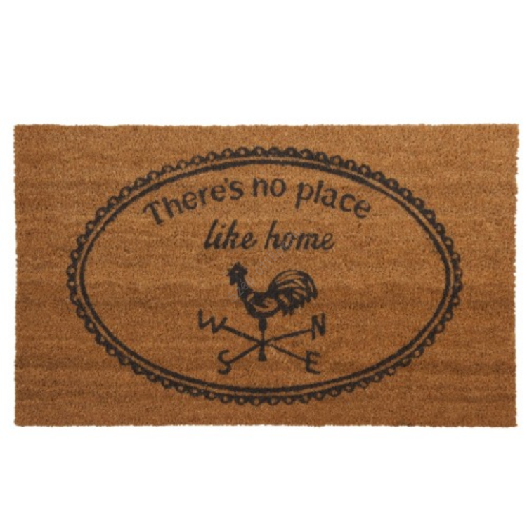 Clayre & Eef MC082 Lábtörlő 75x45cm, "There's no place like home"