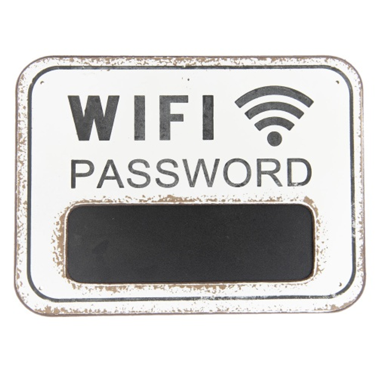 Fa falitábla - Wi-Fi jelszó