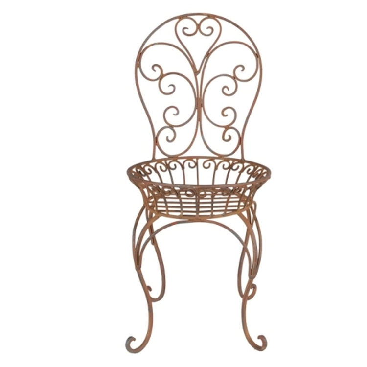 Virágtartó - szék formájú