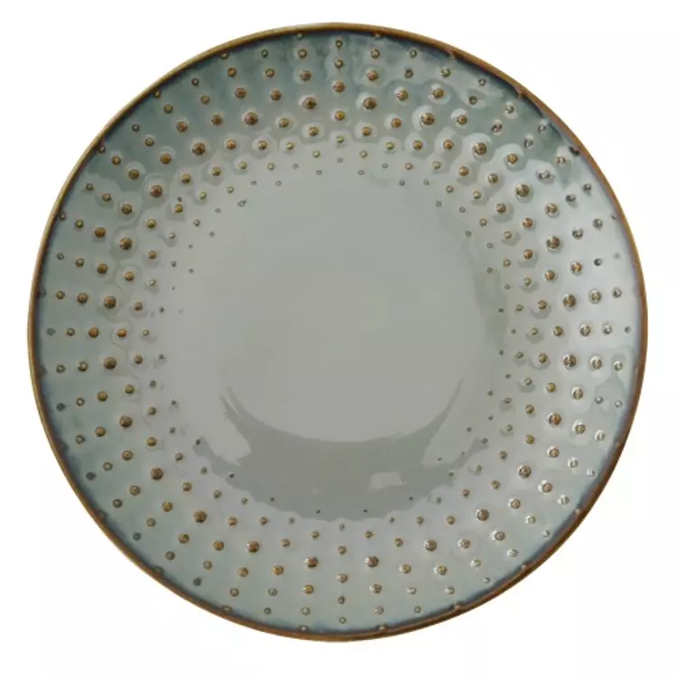 Porcelán desszertes tányér - 16cm - Drops Celadon