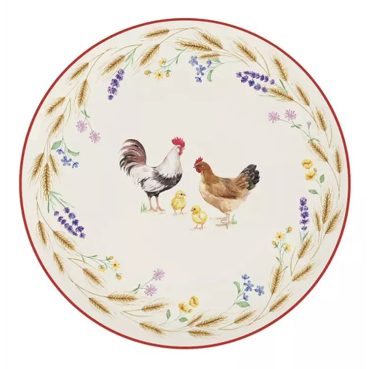 Porcelán desszertes tányér - 19cm - Country Life