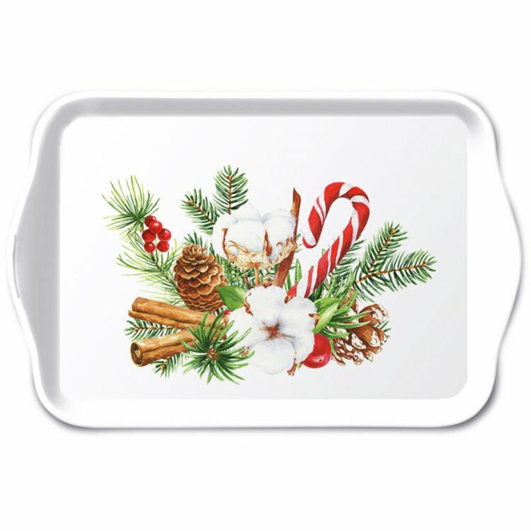 Karácsonyi tálca - 13x21cm - Christmas arrangement