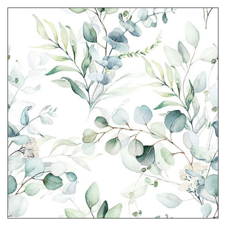 Eucalyptus All Over papírszalvéta 33x33cm, 20db-os