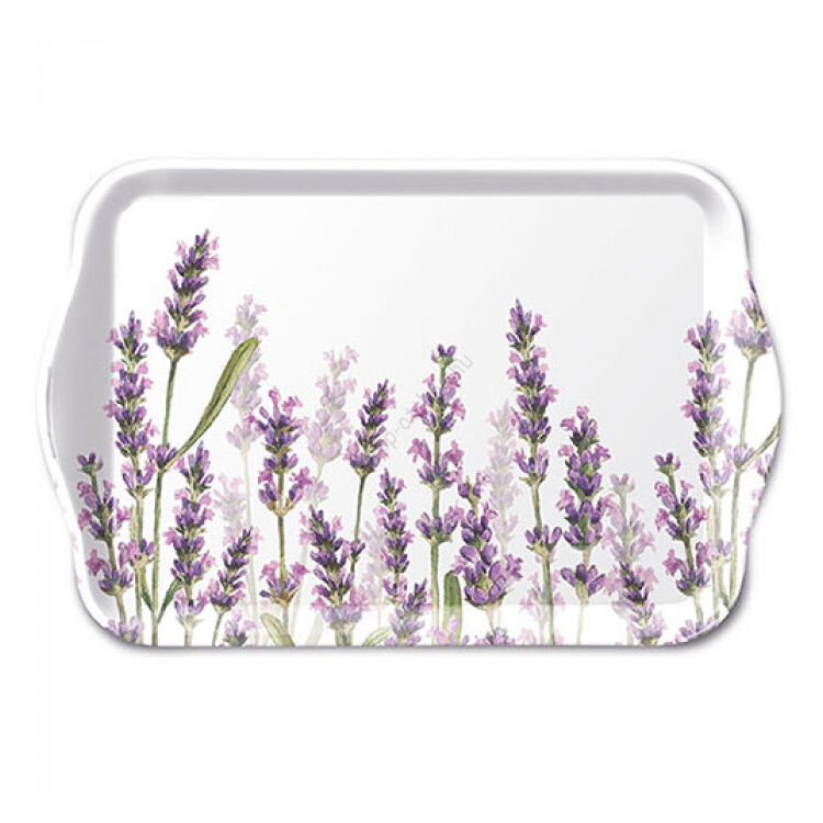 Műanyag kis méretű tálca - 13x21cm - Lavender Shades