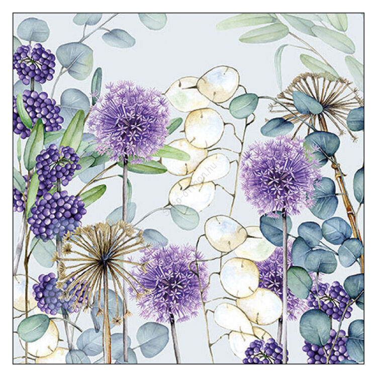 Lunaria Green papírszalvéta 33x33cm, 20db-os