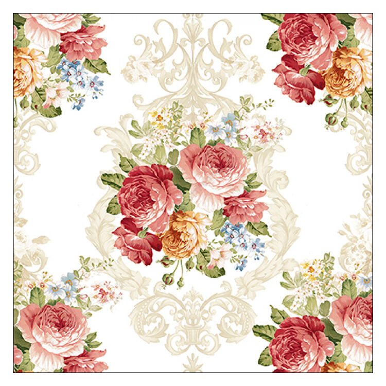 Sara Cream papírszalvéta 33x33cm, 20db-os