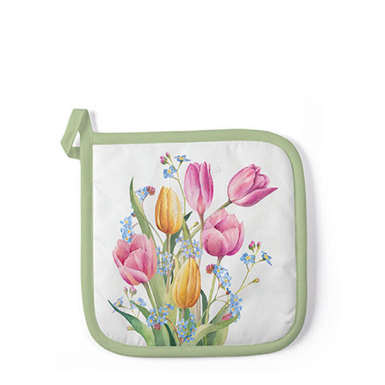 Edényalátét - 20x20cm - Tulips Bouquet