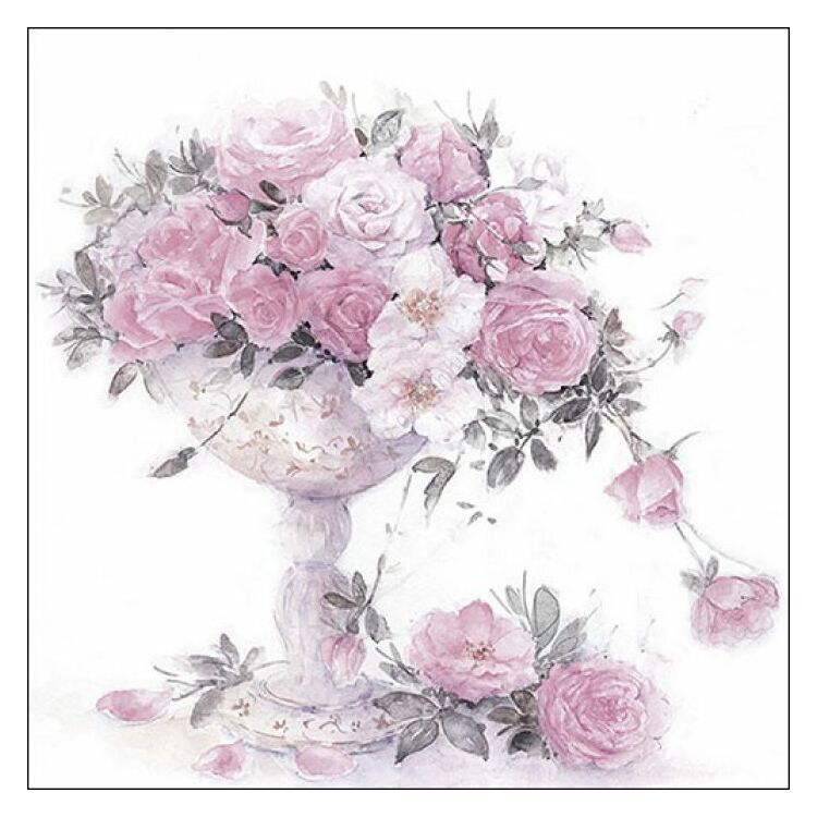Flora Vintage papírszalvéta 33x33cm, 20db-os