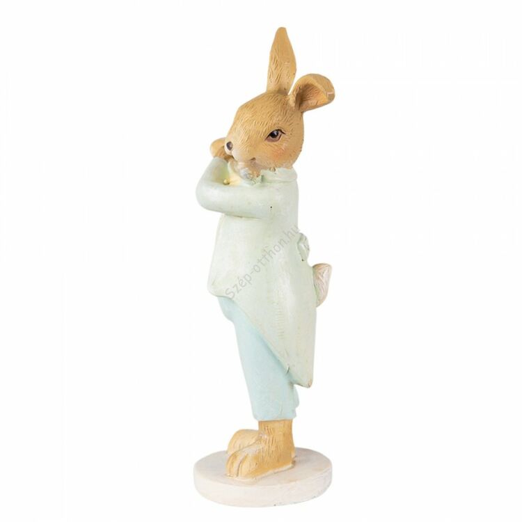 Húsvéti dekoráció - Nyuszi tulipán fuvolával