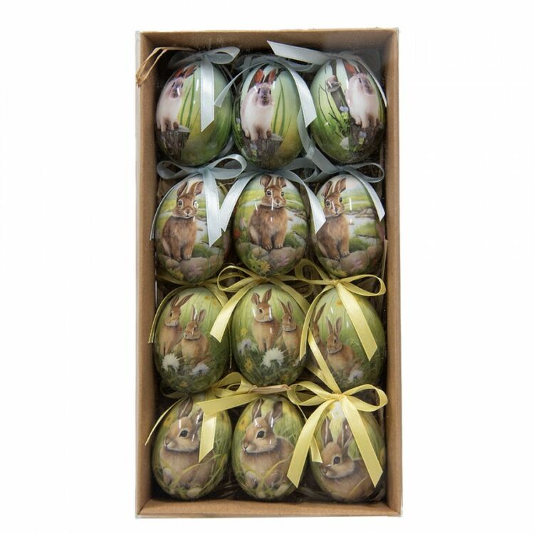 Húsvéti dekoráció - Tojás függődísz szett