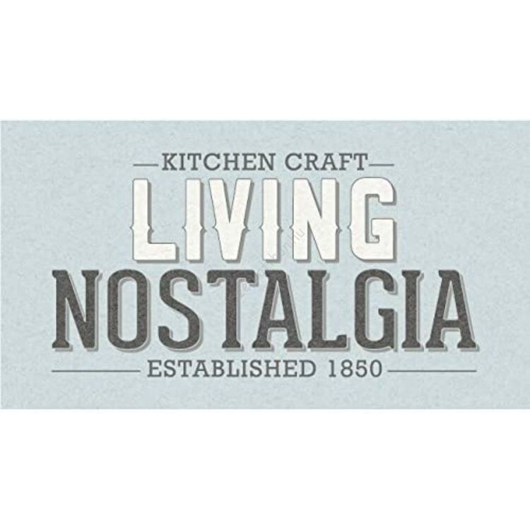 Rozsdamentes acél konyhai mérleg, kék - Living Nostalgia