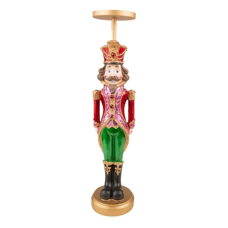 Karácsonyi diótörő - Gyertyatartó - 42cm