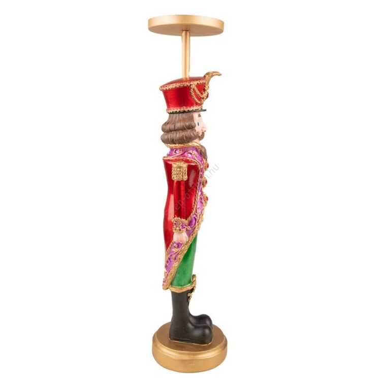 Karácsonyi diótörő - Gyertyatartó - 42cm