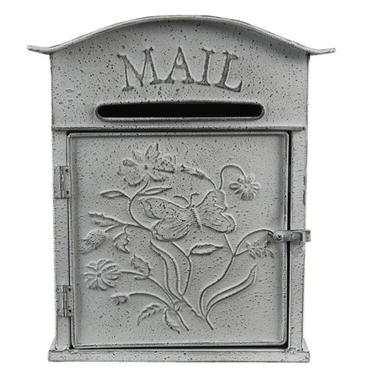 Fém postaláda - szürke