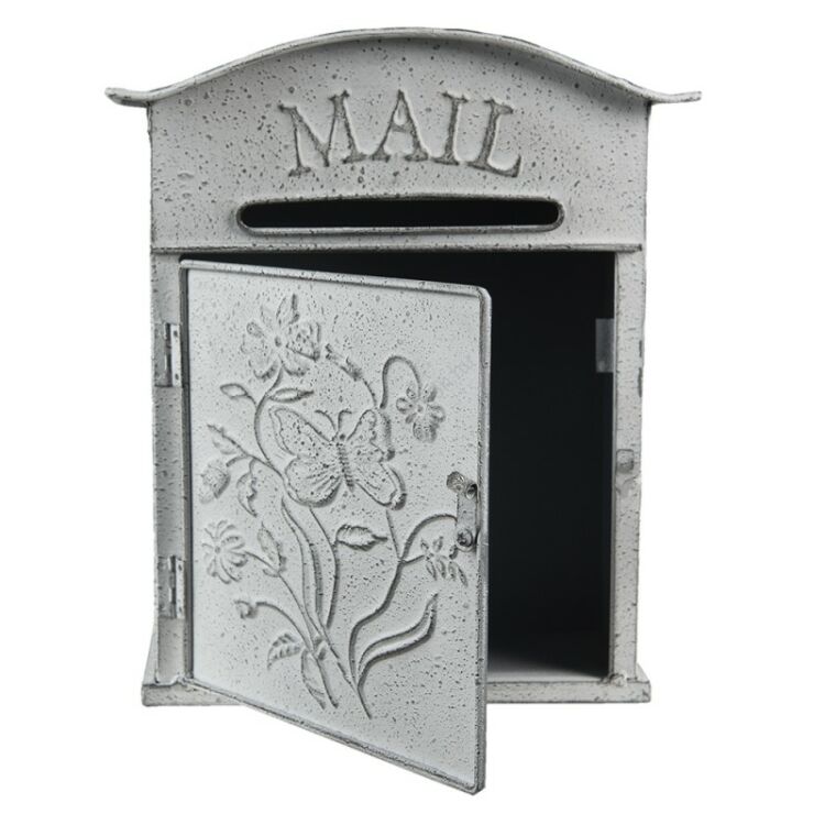 Fém postaláda - szürke