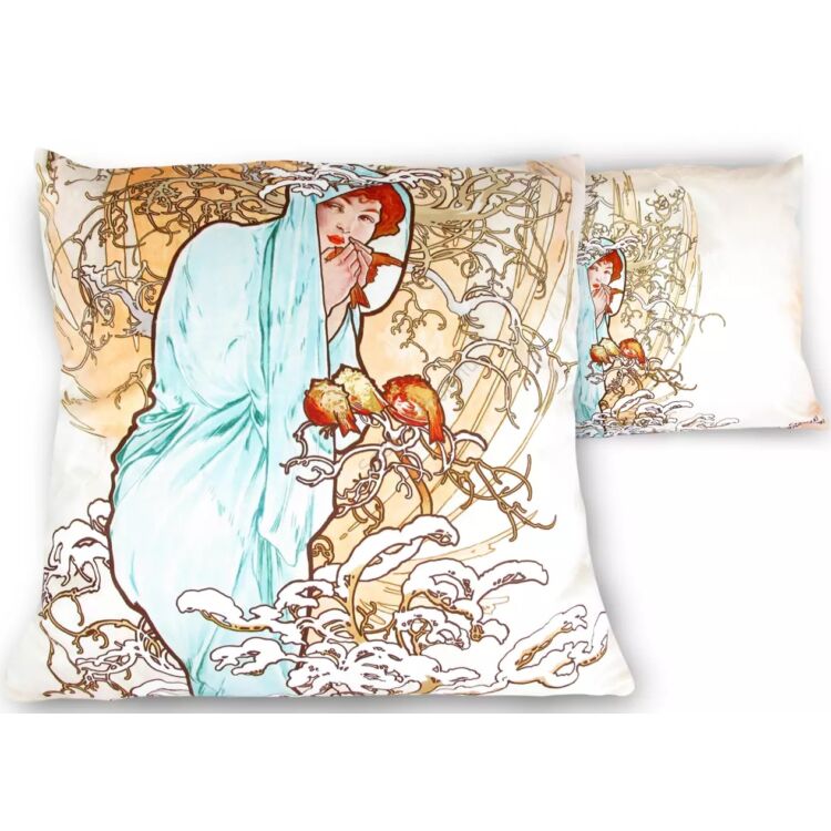 Carmani Díszpárna 45x45 cm - Mucha: Tél