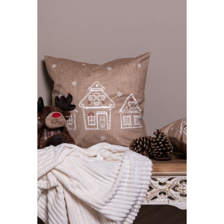 Karácsonyi párnahuzat Gingerbread Bliss