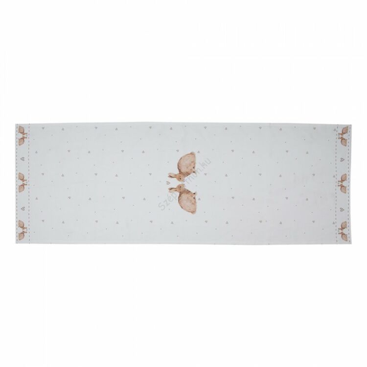 Húsvéti nyuszis asztali futó - 50x140cm - Bunnies in Love