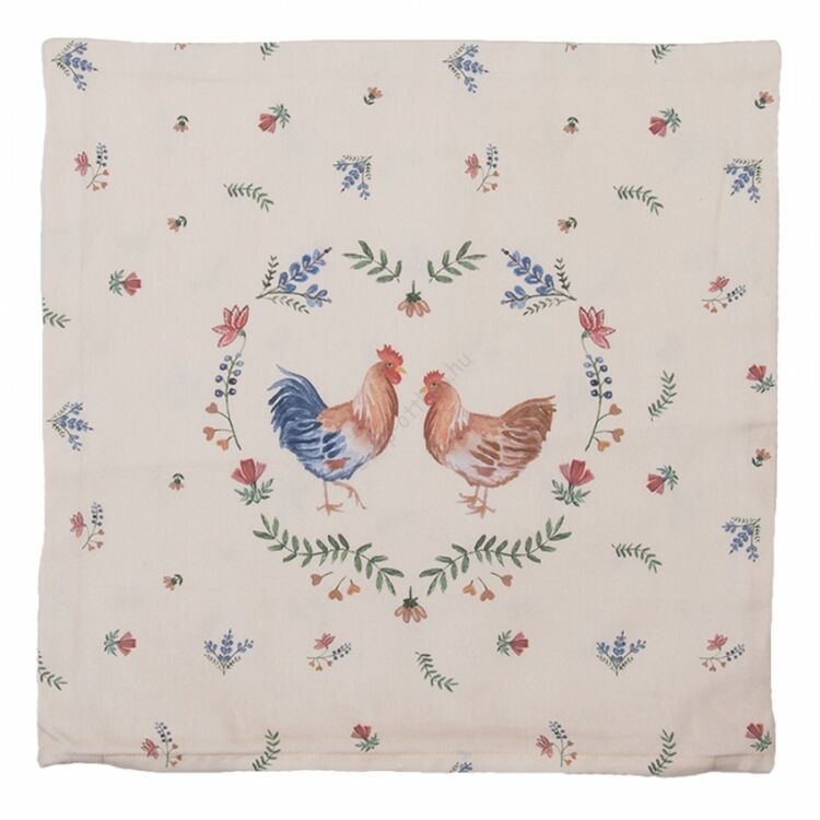 Párnahuzat 40x40 cm - Chicken and Rooster