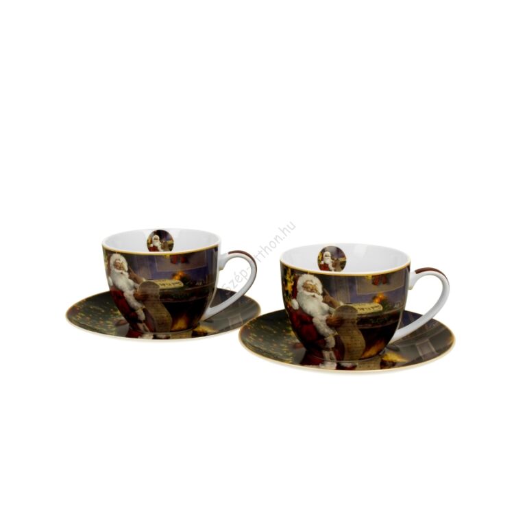 Karácsonyi Porcelán Csésze szett - 280ml - Santa Letter