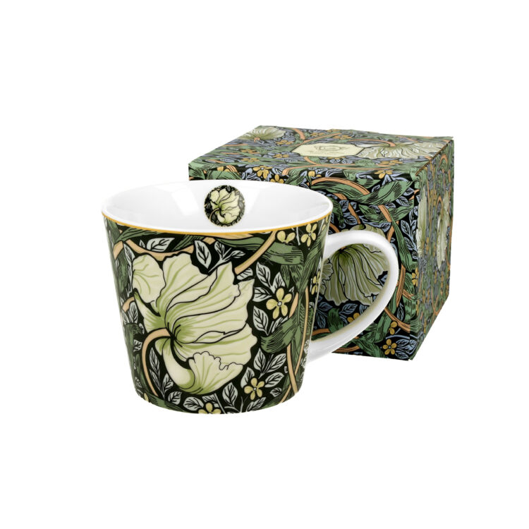 Porcelán bögre - 610ml - William Morris: Pimpernel