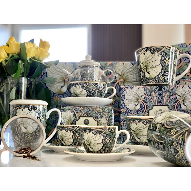Porcelán bögre - 610ml - William Morris: Pimpernel