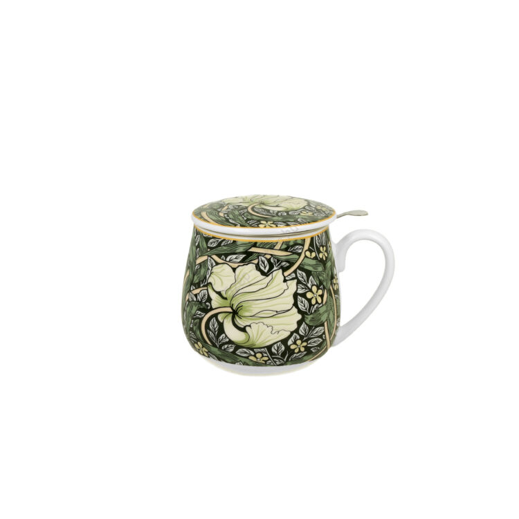 William Morris: Pimpernel - 430ml - porcelán bögre tetővel
