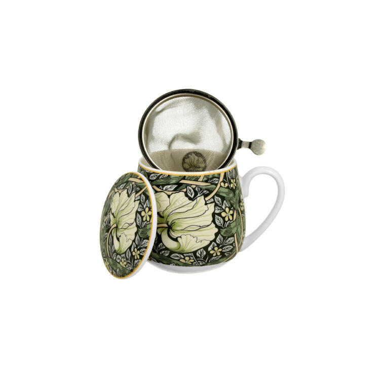 William Morris: Pimpernel - 430ml - porcelán bögre tetővel