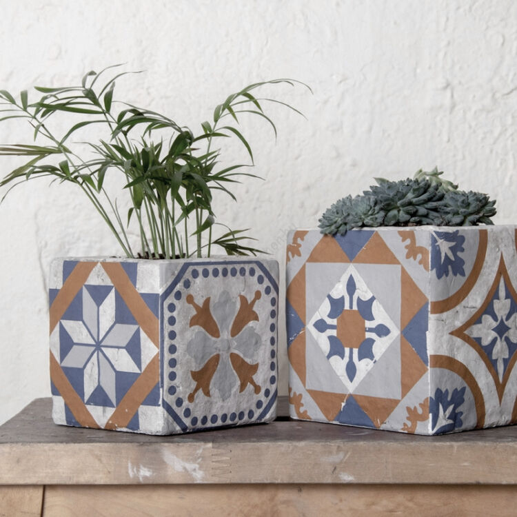 Esschert Design - Mediterrán virágcserép